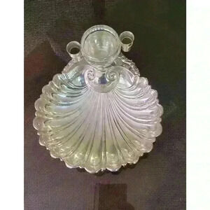 Crescent- Silver Plated Shell Shaped Serving Dish